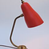 Vintage tole and brass design office lamp