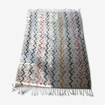 Tapis berber zigzag multi couleur