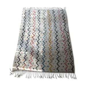 Tapis berber zigzag multi