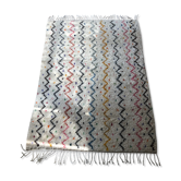 Berber carpet zigzag multi color