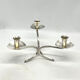Three-branched plated candlestick, Germany, 1970s