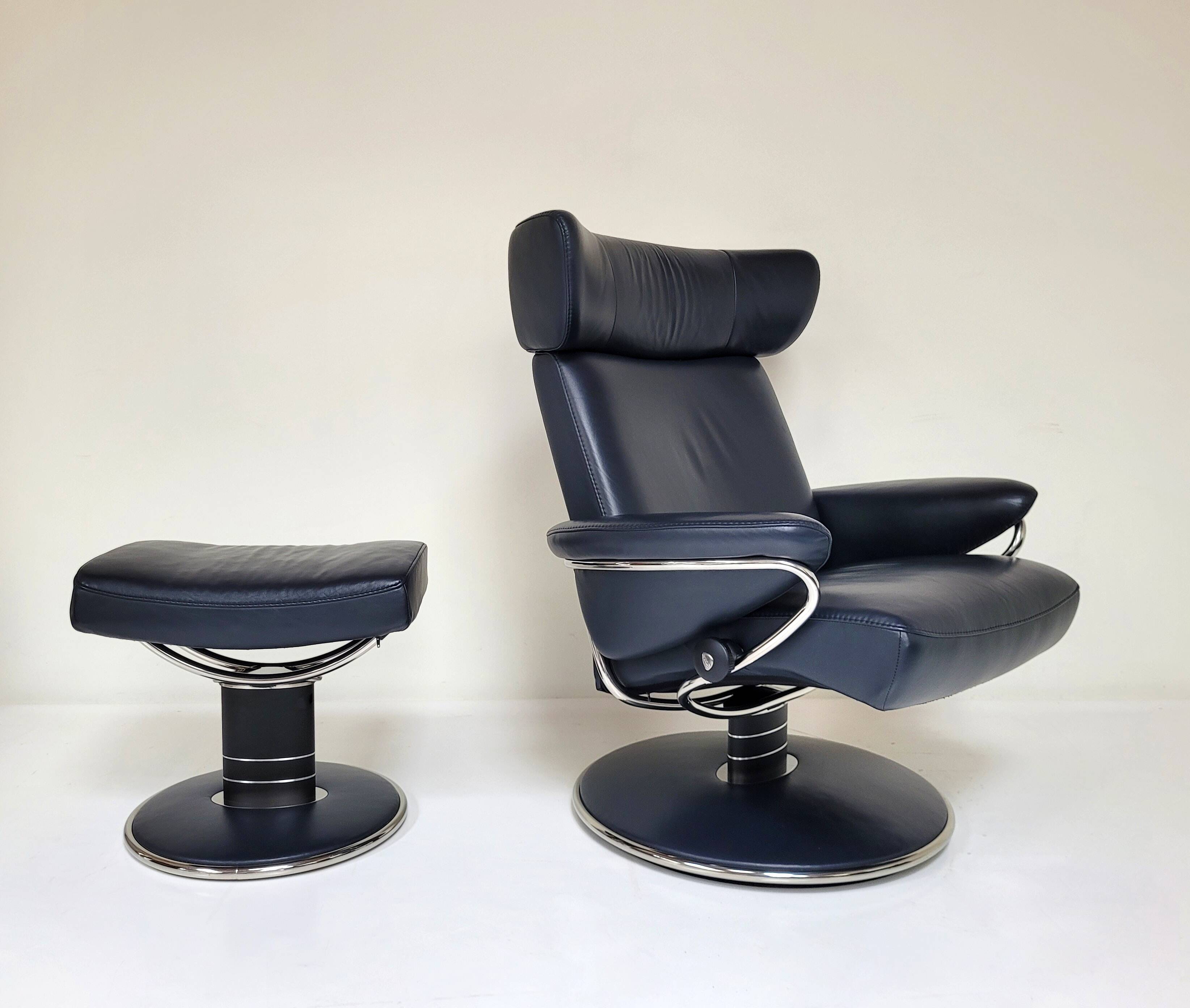 Stressless Jazz relax armchair Large with ottoman