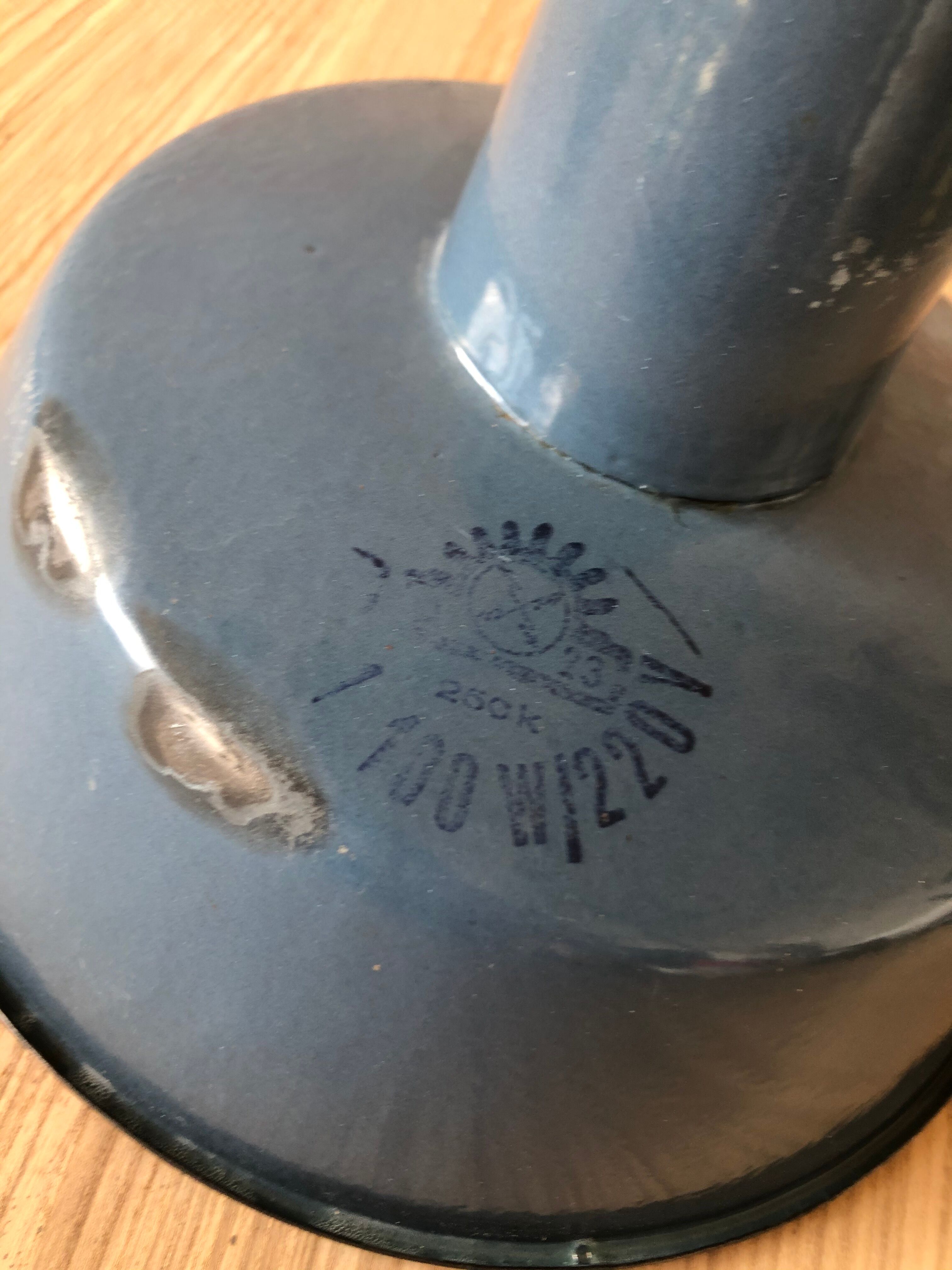 Vintage industrial factory ceiling lamp from wikasy a23, 1960s