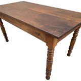 Louis Philippe oak bistro table, 19th century