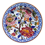 Assiette/plat peint main faïence de Gien