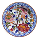 Hand-painted Gien earthenware plate/dish