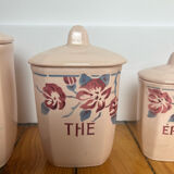 Spice jars Digoin Sarreguemines May model