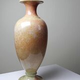 Baluster vase, ceramic with crystalline glaze, Bernard Guipouy, Atelier du Bol Doré.