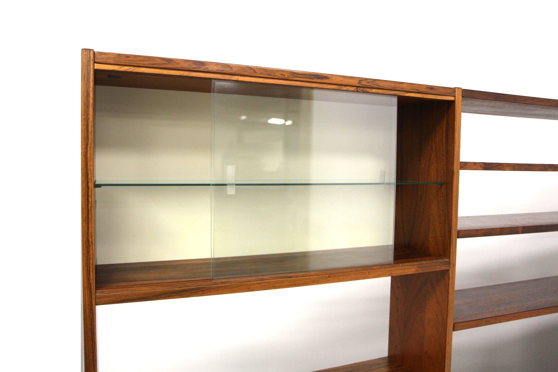 Scandinavian triple bookcase "Domi Record", Troeds, Bjärnum, Sweden, 1960