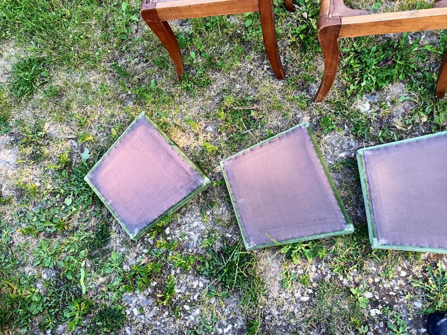 6 lounge chairs old Louis XVI Directoire style