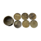 Ensemble dessous de verre en bois