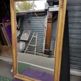 GOLDEN RECTANGULAR MIRROR FROM THE LOUIS-PHILIPPE PERIOD (1830-1848)