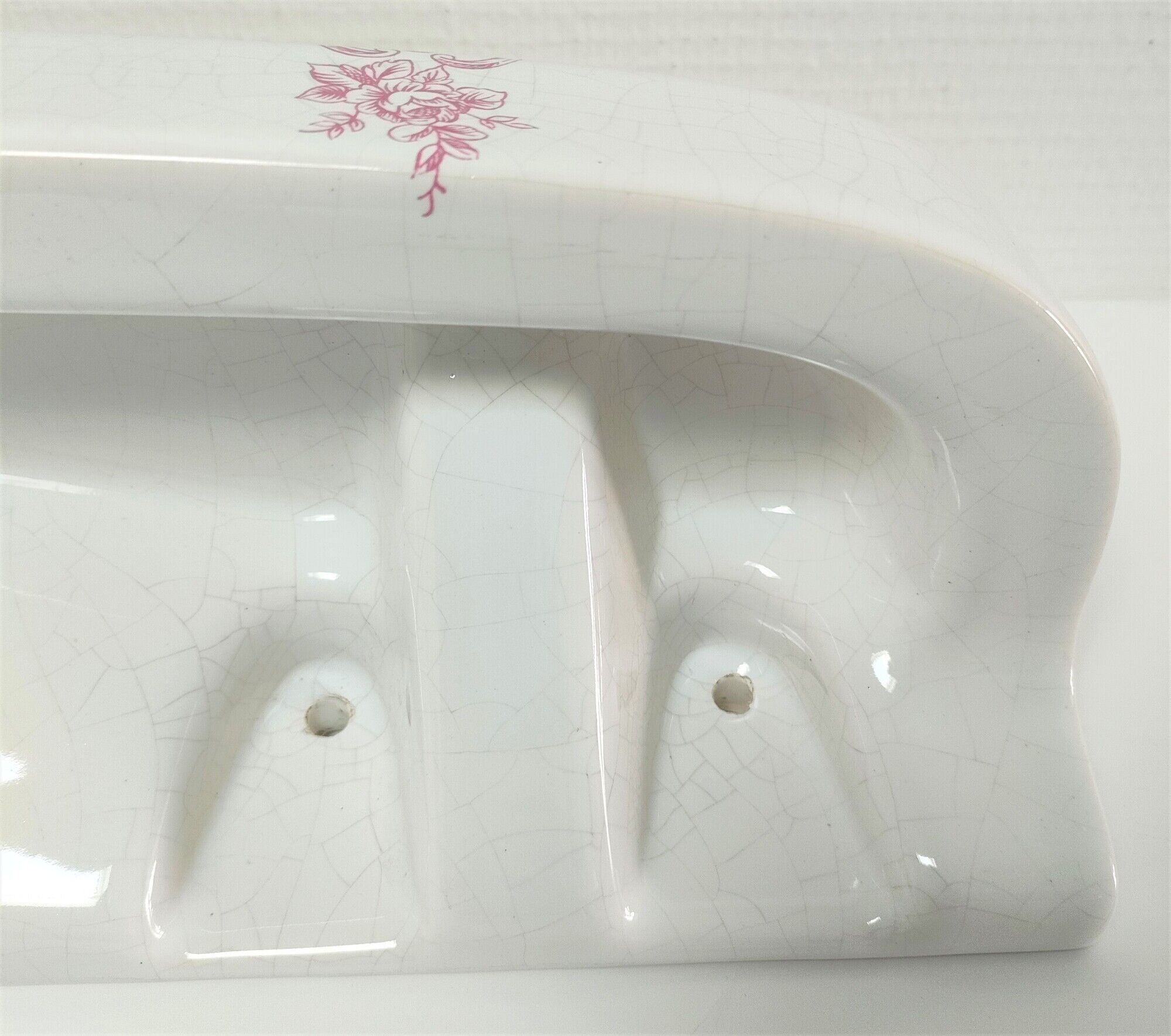 shelf porcelain earthenware of Paris floral decoration style toile de Jouy