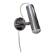 Modernist chrome metal spotlight from the 60s/70s