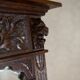 Wall Mirror in Brown Oak Frame, 1930s