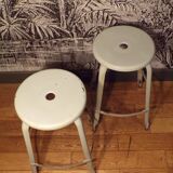 Pair of Nicolle workshop stools