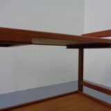 Danish Teak Bar Cart with Removable Tray, 1960s