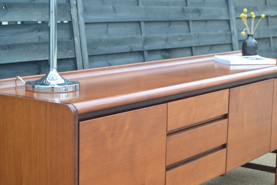 Sideboard by White & Newton curved 208 cm