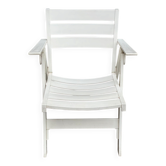 Fauteuil de jardin pliable blanc Grosfillex France