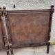 Hand-carved Louis XVI style headboards with chic vintage caning (1800s)
