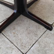 Vintage style BAUMANN table with Scandinavian central leg.