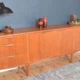 Restored Teak 1960s Long Mcintosh Dunvegan Teak Sideboard