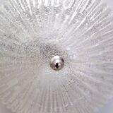 Pair of Round Murano Glass Ceiling Lights or Sconces, Italy