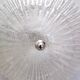 Pair of Round Murano Glass Ceiling Lights or Sconces, Italy