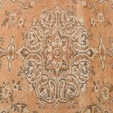 7x9 Vintage Salmon Orange & Beige Living Room Persian Vintage Rug,168x257cm