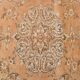 7x9 Vintage Salmon Orange & Beige Living Room Persian Vintage Rug,168x257cm