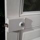 Old translucent glazed communication door 82.5x214.2cm (2)
