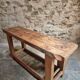 Rustic old workbench, carpenter's bench, console, washbasin unit, around 1900.