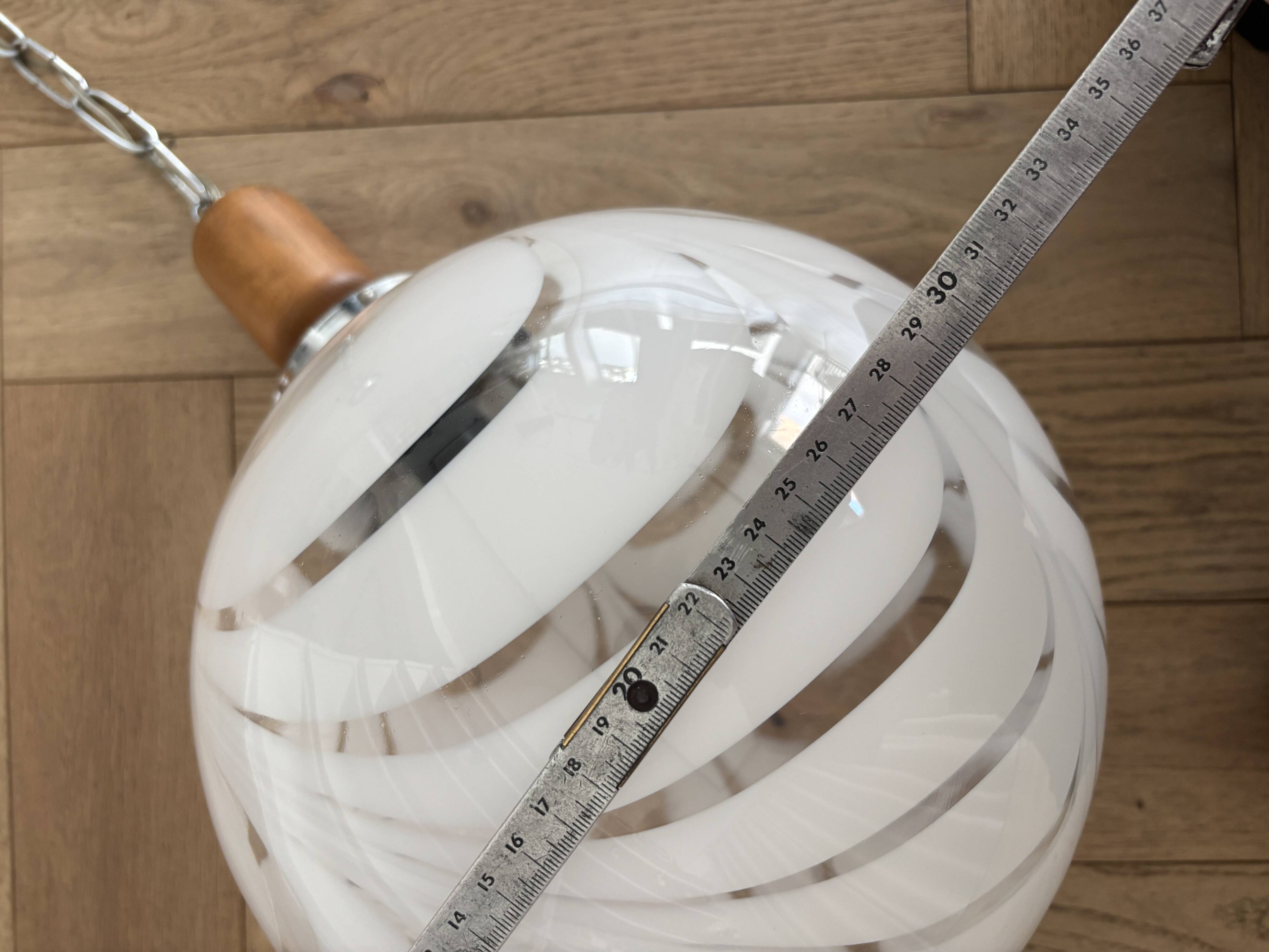 Vintage Murano glass pendant lamp – 1970s
