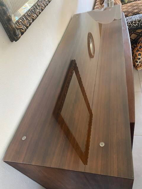Vintage walnut console enfilade