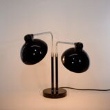 Double desk lamp, Bauhaus, by Christian Dell, model 6660 Super, original edition Kaiser Idel