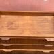 Danish vintage teak chest of drawers / nightstand, Mid century modern 1960