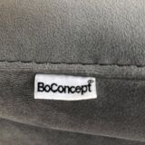 Bo Concept Osaka gray velvet armchair