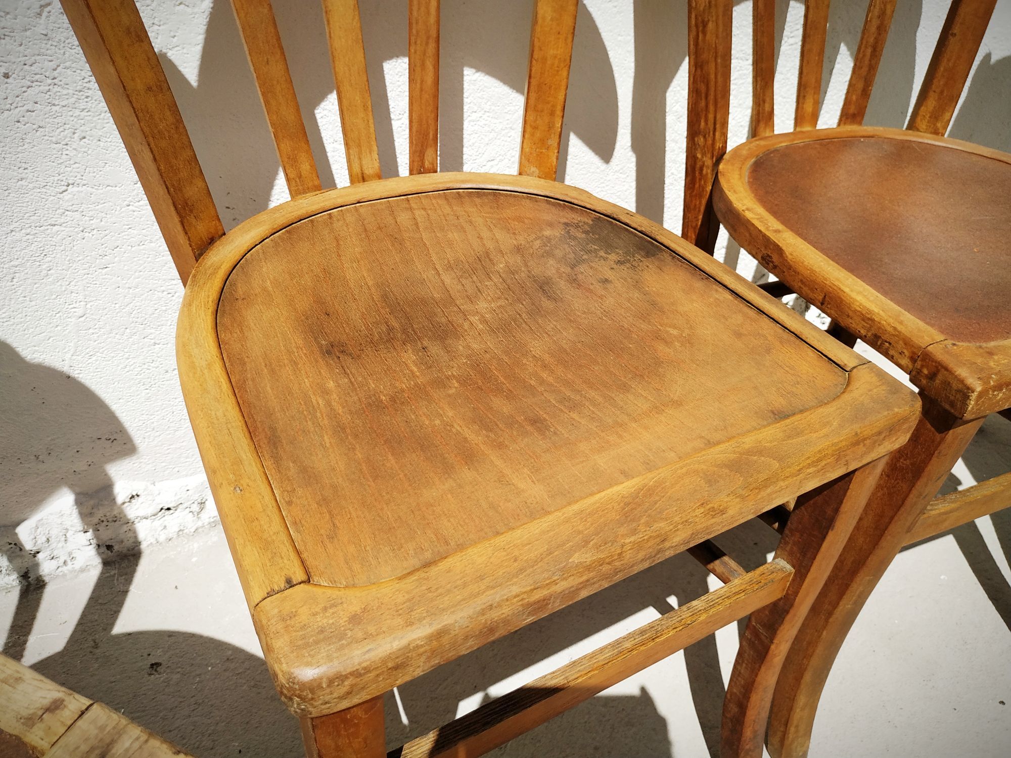 Series of six bistro chairs