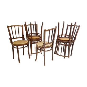 Suite de 6 chaises bistrot