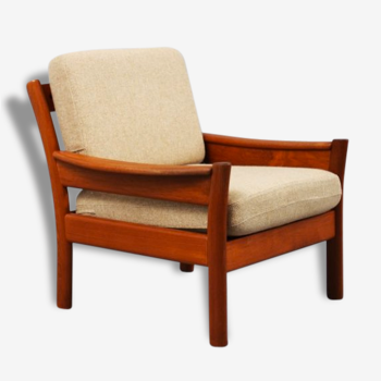 Chair teak manufactured by Dyrlund, Denmark