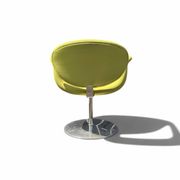 Little Tulip armchair by Pierre Paulin for Artifort in green fabric.