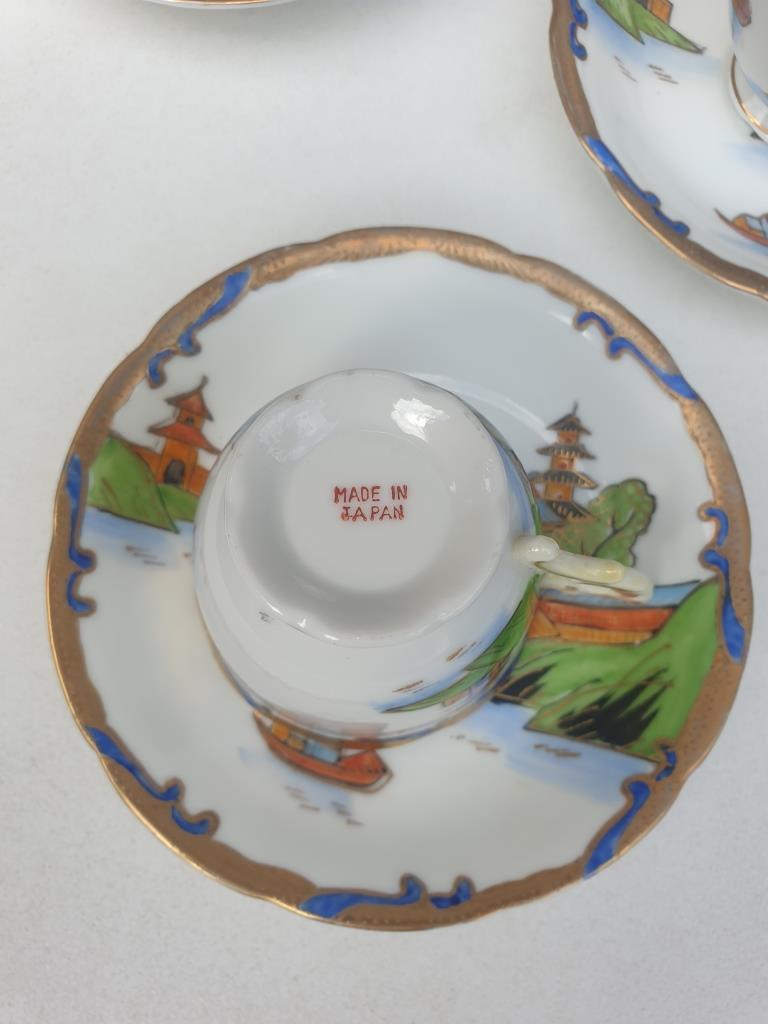 Coffee service Vintage Pagoda 1945 "made in occupied Japan"