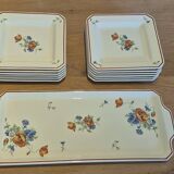 Service à dessert Charbonnier de Salins