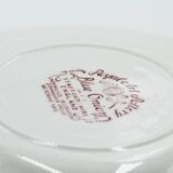 set of 4 plates royal art pottery onion blu