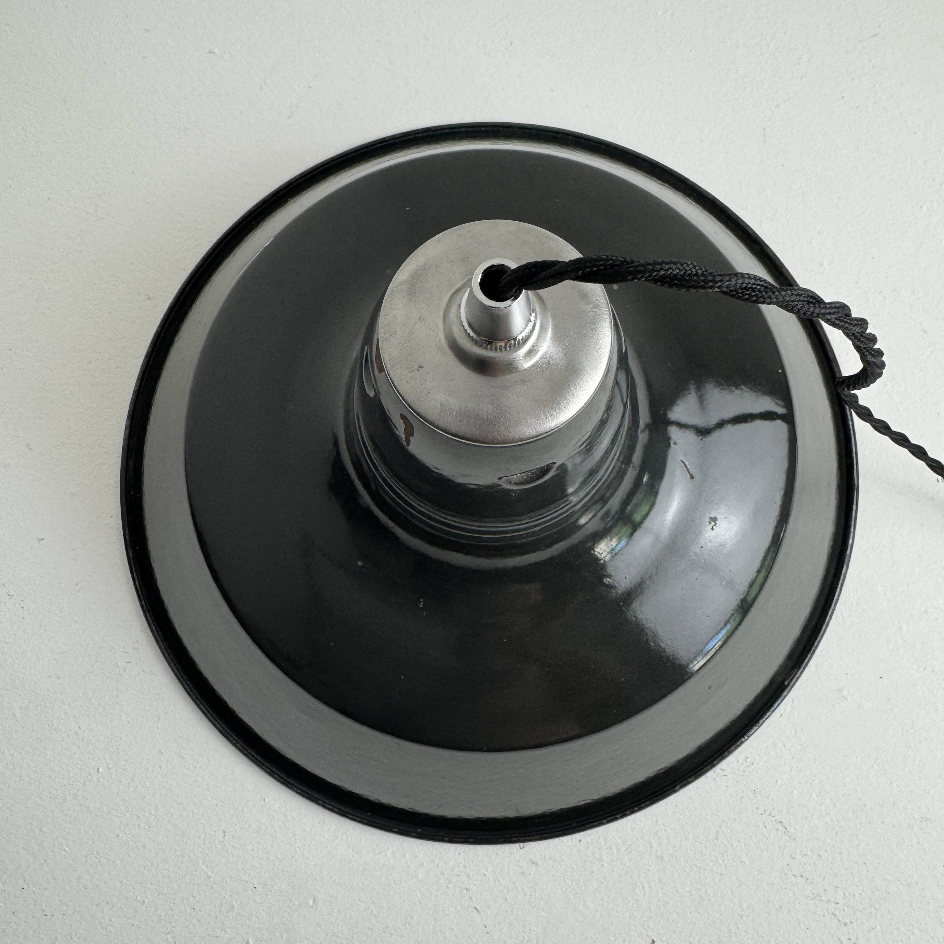 OLD ENAMELLED INDUSTRIAL WORKSHOP SUSPENSION