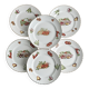 Set of 6 antique French plates