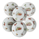 Set of 6 antique French plates