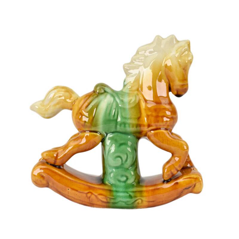 Vintage Tang Dynasty Style Rocking Figurine