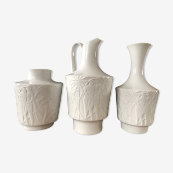 Trois vases dans la serie "Athen" par Kurt Wendler pour Edelstein