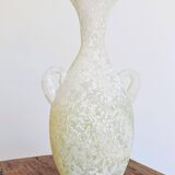 1960s Murano Glass Amphora Vase by La Murrina with Scavo Decoration